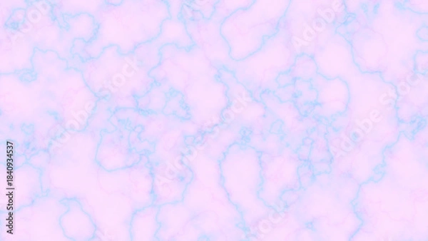 Fototapeta Dreamy pastel marble texture in lilac pink and blue with soft cloudlike organic patterns forming a smooth abstract background