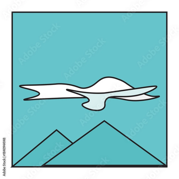 Obraz Stratus Clouds on frame 