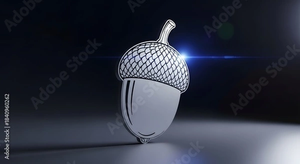 Obraz acorn on the table