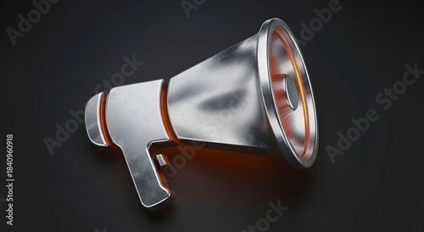 Obraz old fashioned loudspeaker