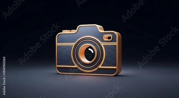 Obraz retro photo camera