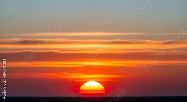 Obraz sunset over the ocean