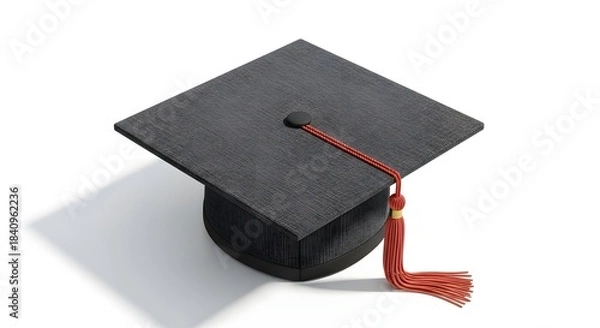 Obraz graduation cap and diploma