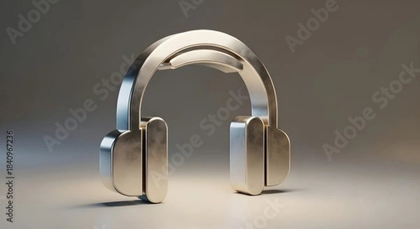 Obraz silver key on a black background