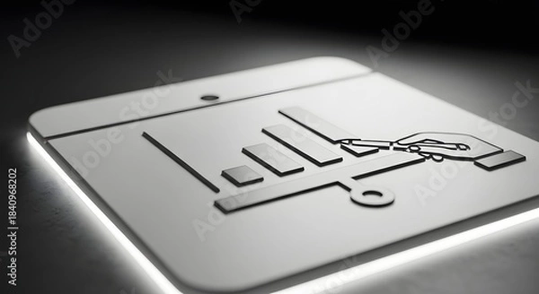 Obraz keyboard with key