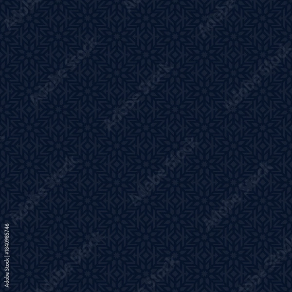 Obraz star pattern texture on dark blue background