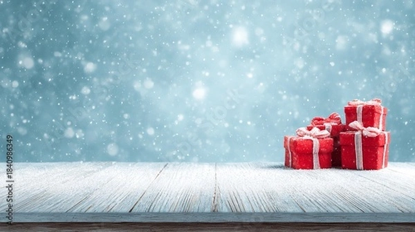 Obraz Christmas background