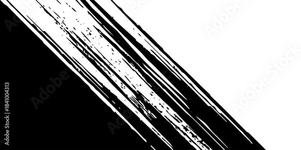 Fototapeta Black and White Grunge Urban Overlay with Distressed Texture and Messy Scratches. Monochrome Dusty Effect that Captures a Raw, Dark, and Intense Urban Feel.