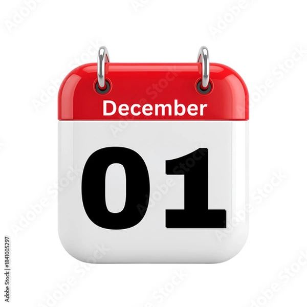 Fototapeta 1 December Date - 1st
