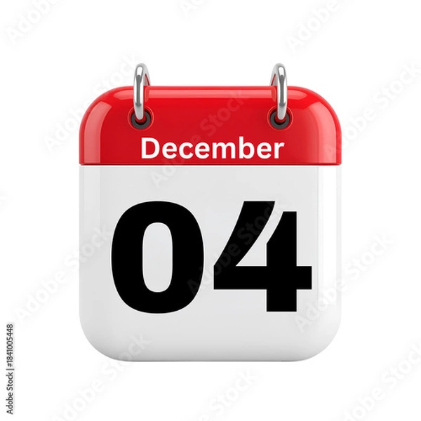 Fototapeta 4 December Date - 4