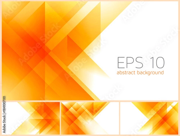 Fototapeta Triangle abstract background