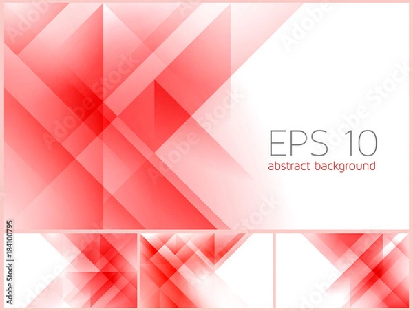 Fototapeta Triangle abstract background