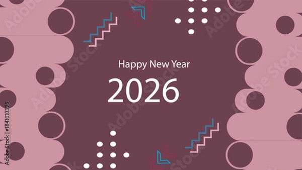 Obraz New year background design, corporate background
