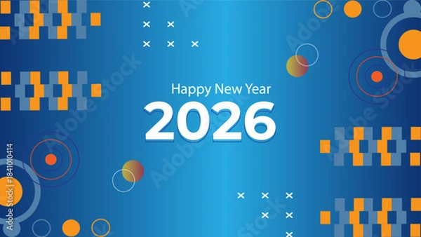Obraz New year background design, corporate background