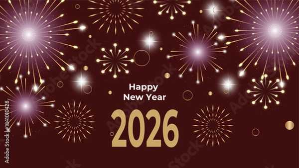 Obraz New year background design, corporate background