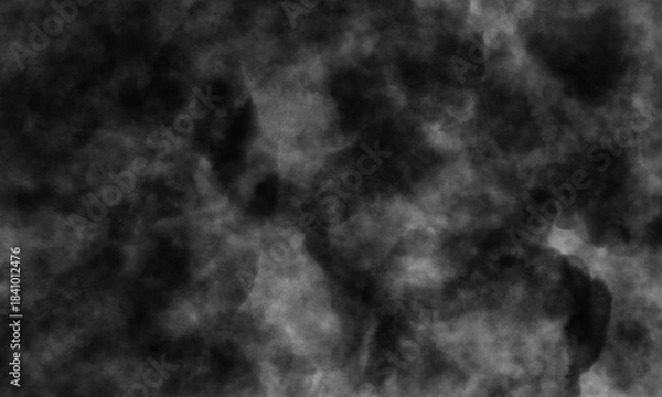 Obraz 水墨画で奏でる曇りの日の午後