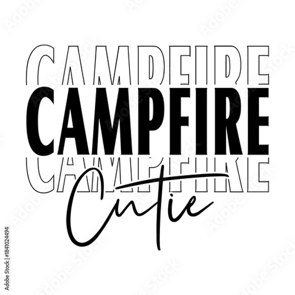 Obraz Campfire Cutie Svg