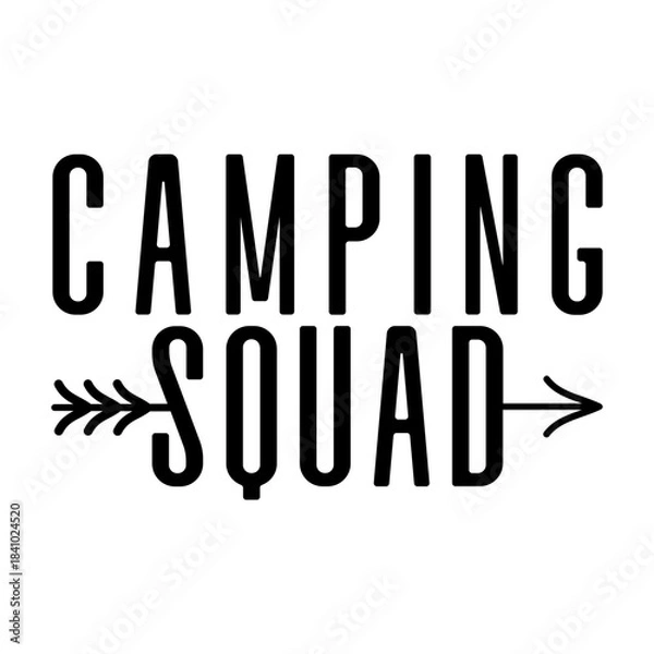 Obraz Camping Squad Svg