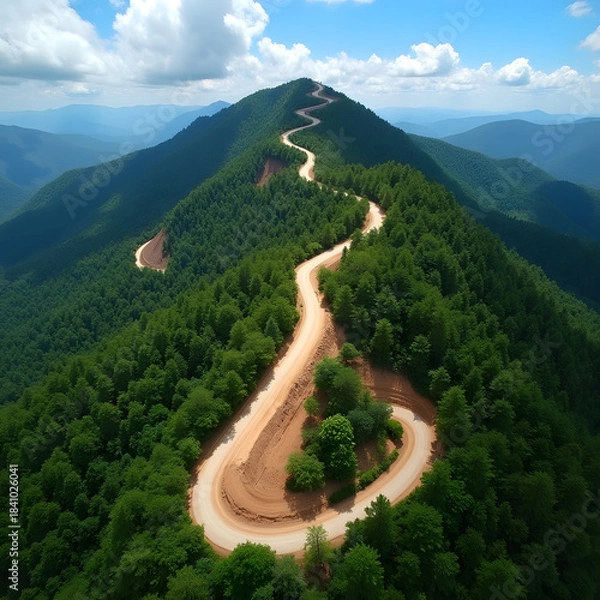 Obraz mountain road in the mountains