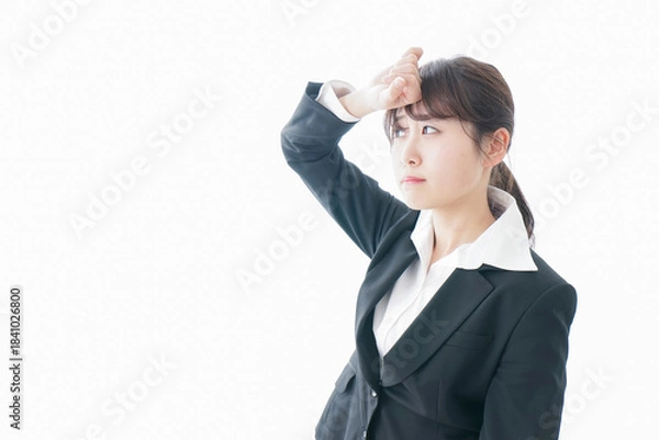 Obraz 発熱するビジネスパーソン