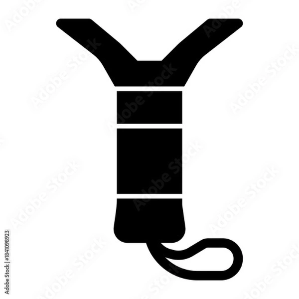 Obraz Padel grip icon solid style illustration