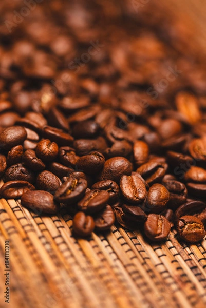 Obraz coffee beans background