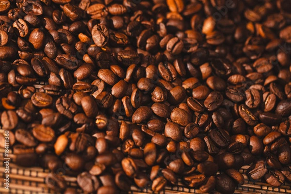 Obraz coffee beans background