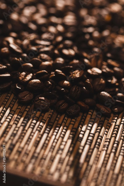 Obraz coffee beans background	