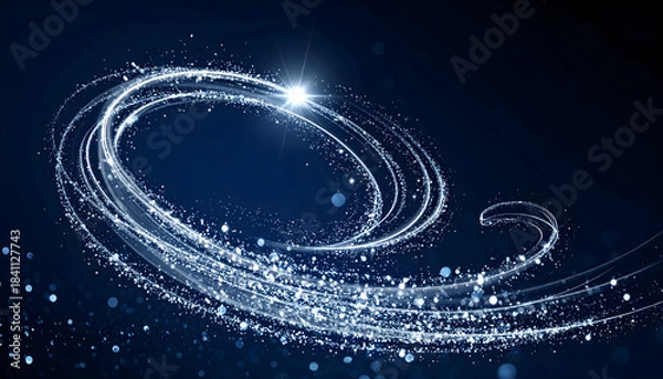 Obraz 光の粒の幻想的な背景用画像
