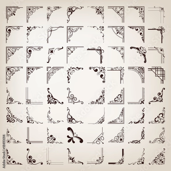 Obraz projekt narożników