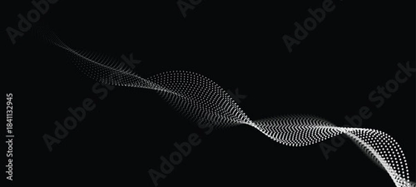 Fototapeta Professional Abstract Background with Flow Lines for Corporate Design