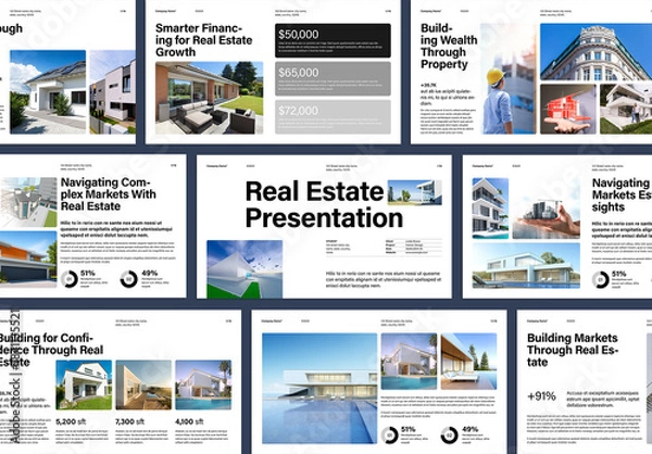 Obraz Real Estate Presentation Template
