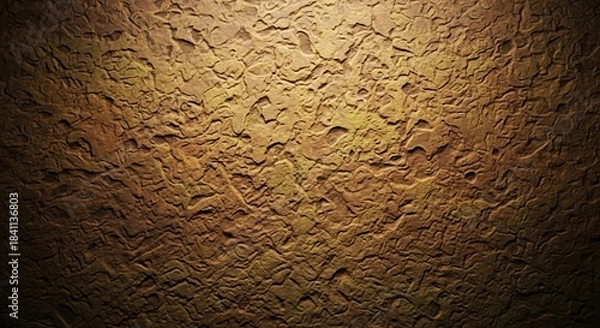Obraz Textured golden brown background with dramatic lighting