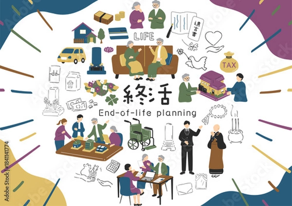 Obraz 終活に向き合う家族