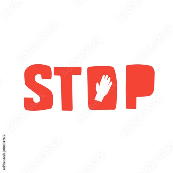 Obraz stop sign symbol