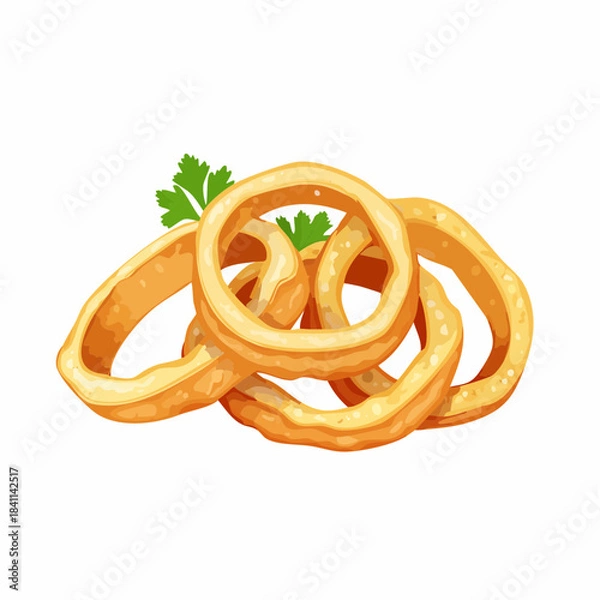 Obraz deep fried onion rings