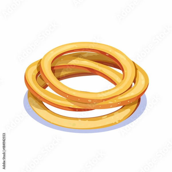 Obraz deep fried onion rings