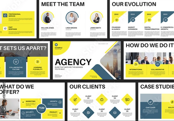 Obraz Agency Presentation Template