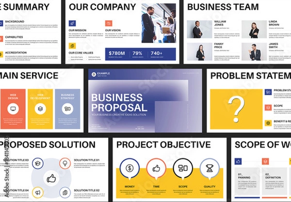 Obraz Business Proposal Presentation Template