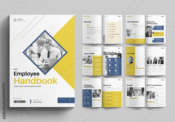Obraz Employee Handbook Template