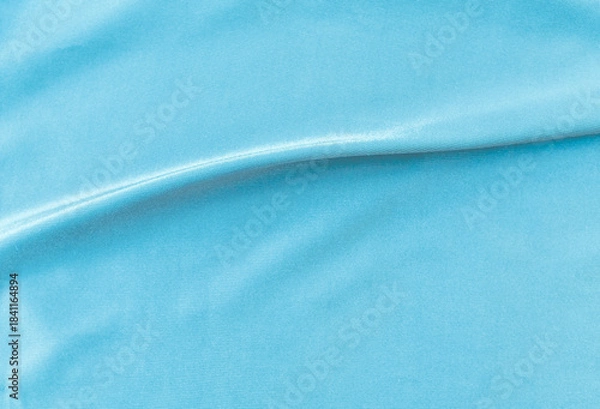 Obraz Blank blue fabric texture background, abstract blue fabric pattern background