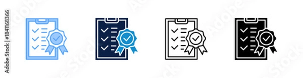 Obraz Standard Multiple Style Icon Set Collection 