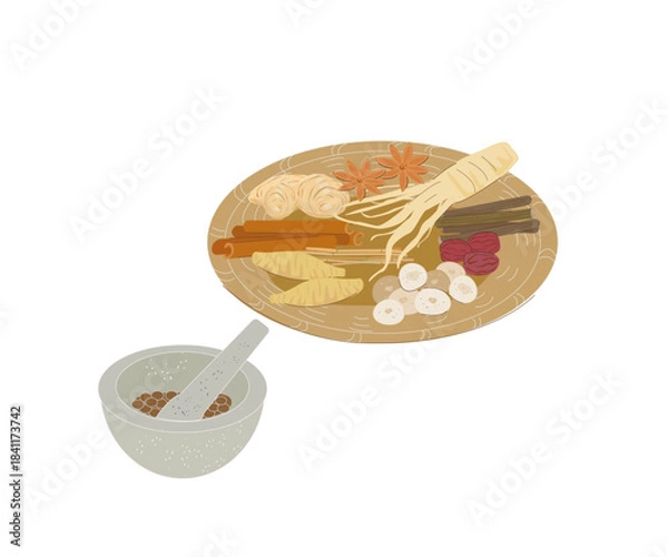 Obraz 生薬　漢方の植物