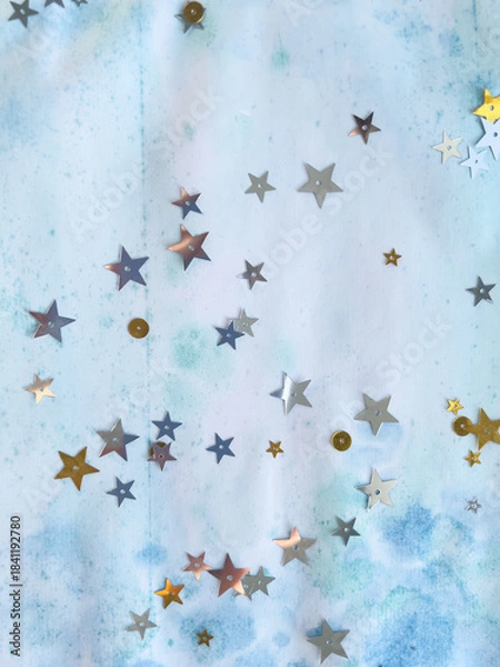 Obraz christmas background with stars