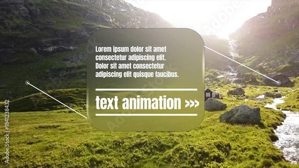 Obraz Glass Call Outs 4