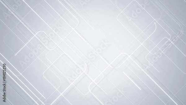 Fototapeta Gray rectangular lines abstract background