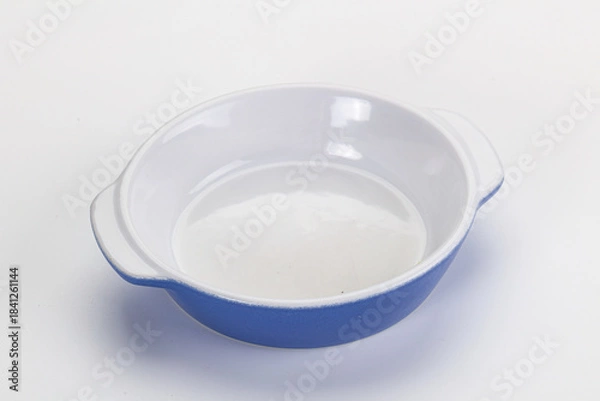 Obraz Empty clean color bowl dishware