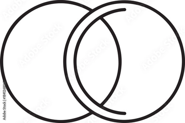 Fototapeta Minimal Math Icons Bundle