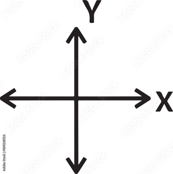 Fototapeta Minimal Math Icons Bundle