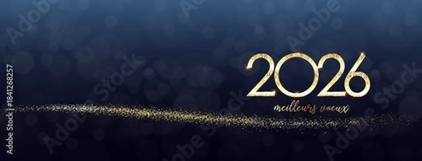 Obraz meilleurs voeux, bonne annee, 2026